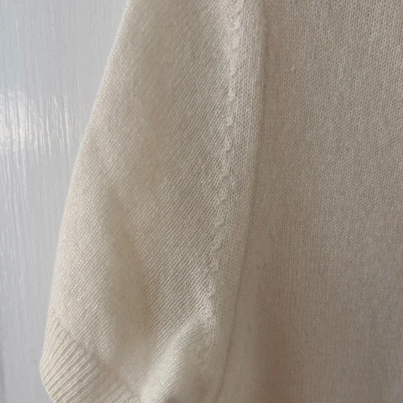 Quince Cashmere Knit in Cream - Picture 3 of 4